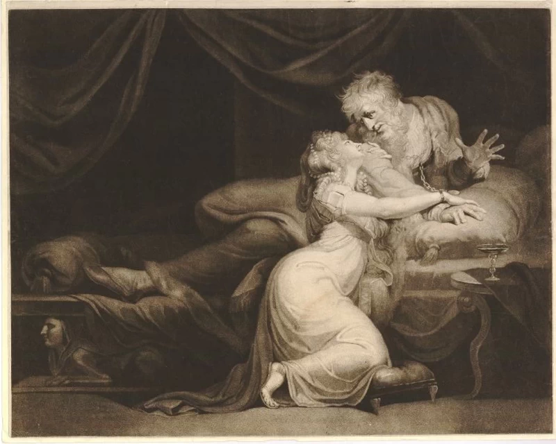 112-Johann Heinrich Füssli-Lear e Cordelia  